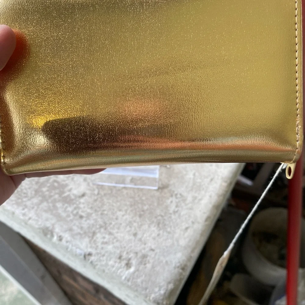 NWT J C FASHION GOLD WALLET - Picture 3 of 8